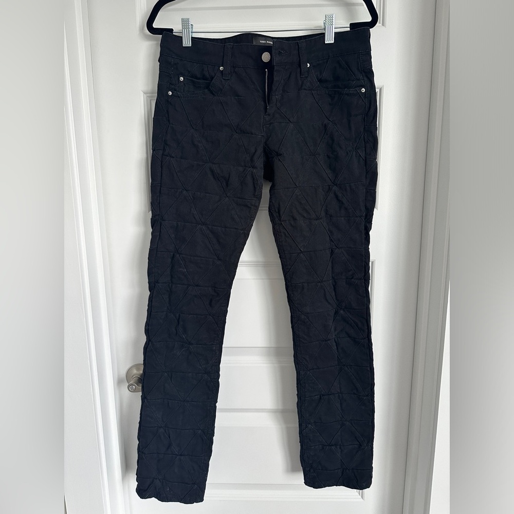 Isabel Marant Black Jeans with Textured Design Size 40FR